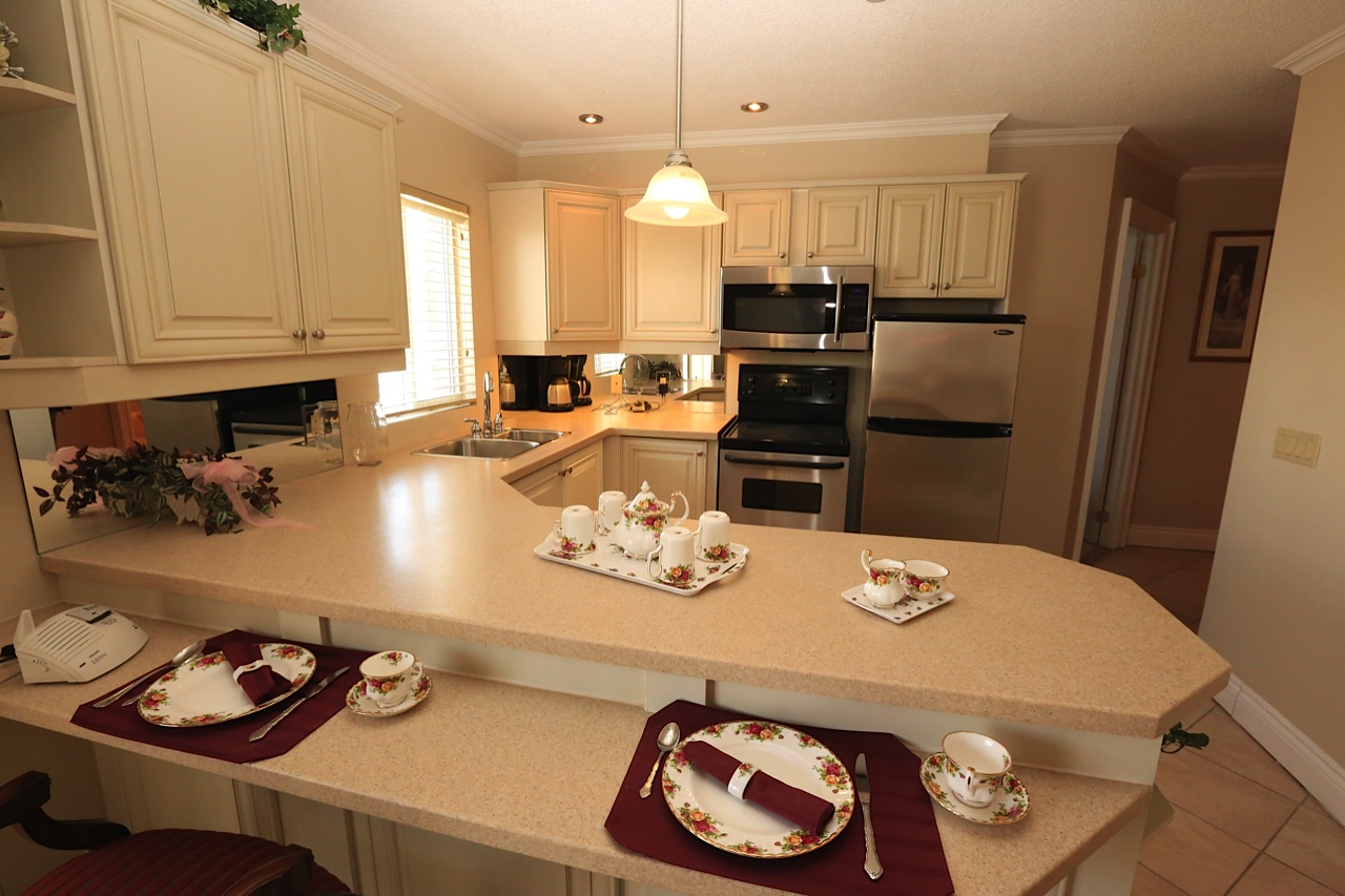 Independent Suites (Orillia)* - Kitchen with Stainless Appliances